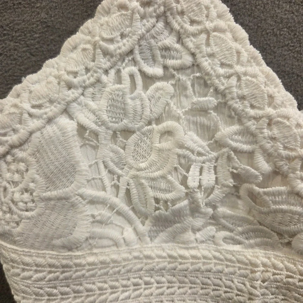 Aeropostale Lace Bralette Bra Top Women's Medium Tie Back‎ Beach Festival Summer